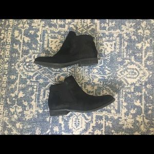 Franco Sarto Black Suede Boots